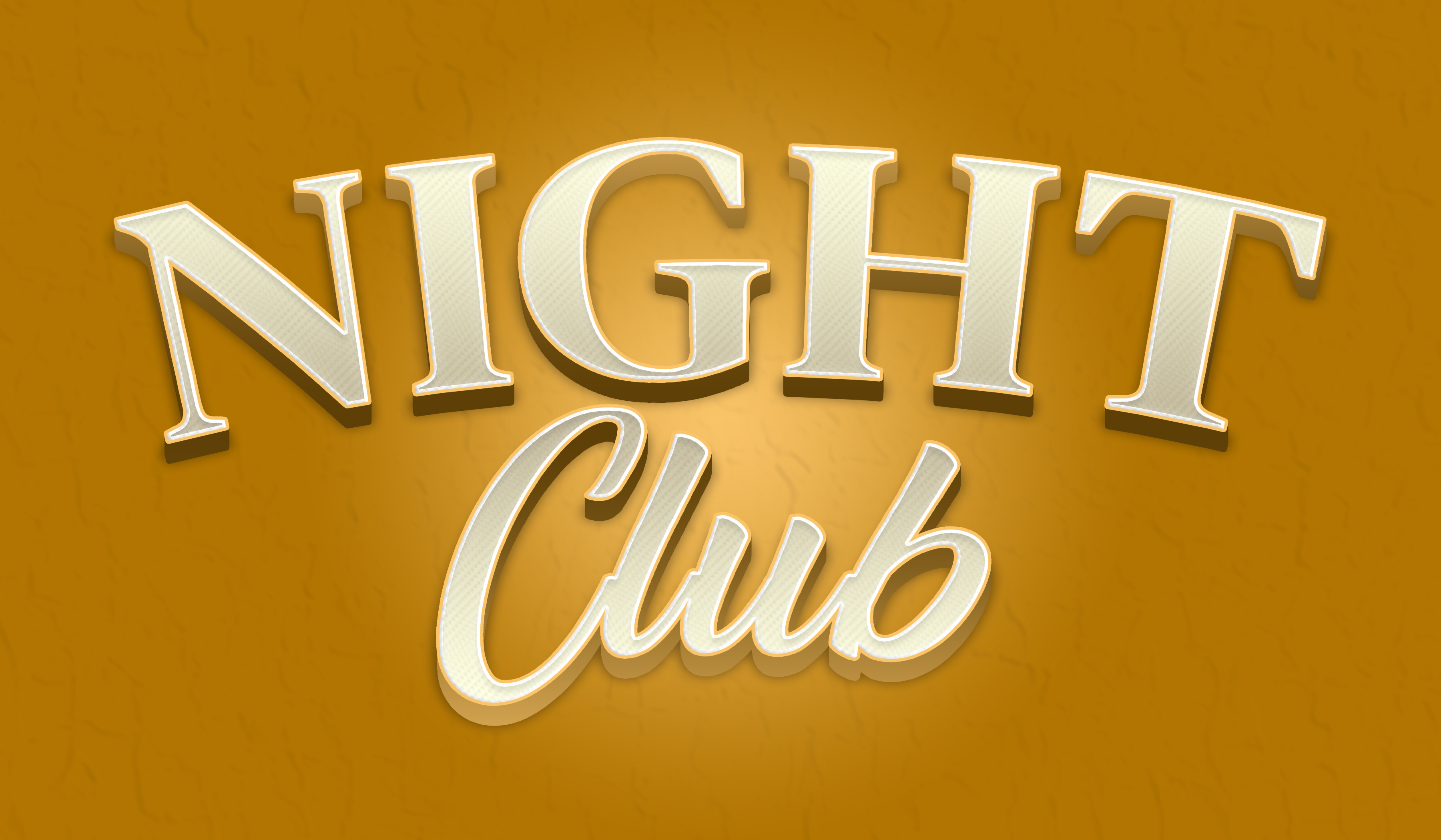 Night Club 3D Text Effects Mockup, Addons GraphicRiver